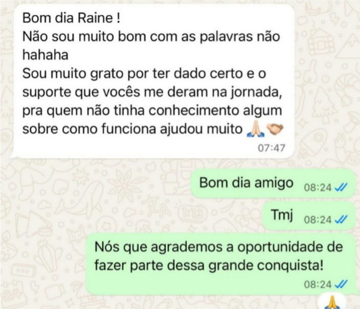 Depoimento de cliente da Raine Cescon 1